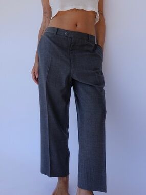 Vintage grey trouser pants